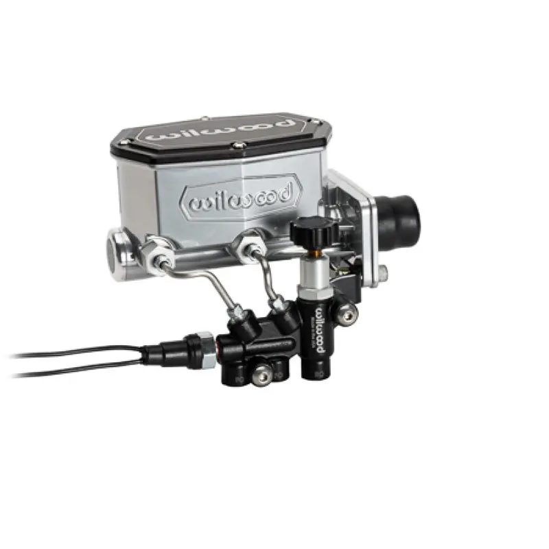 Wilwood Mopar Compact Tandem Master Cylinder Kit W/ Combination Valve 1In Bore - Chrome 1