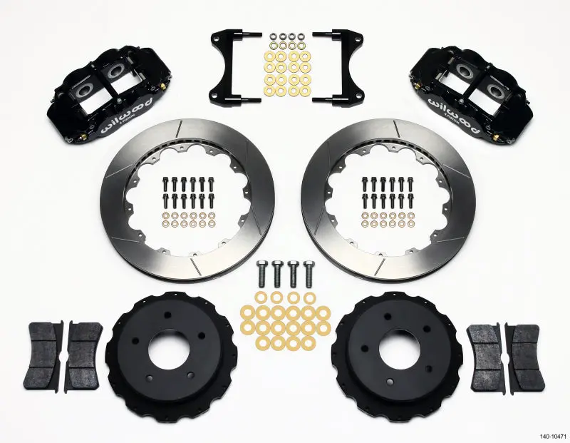 Wilwood Narrow Superlite 4R Rear Kit 12.88In 65-82 Corvette C2/C3 1