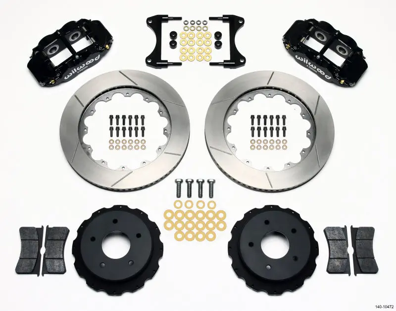 Wilwood Narrow Superlite 4R Rear Kit 14.00In 65-82 Corvette C2/C3 1