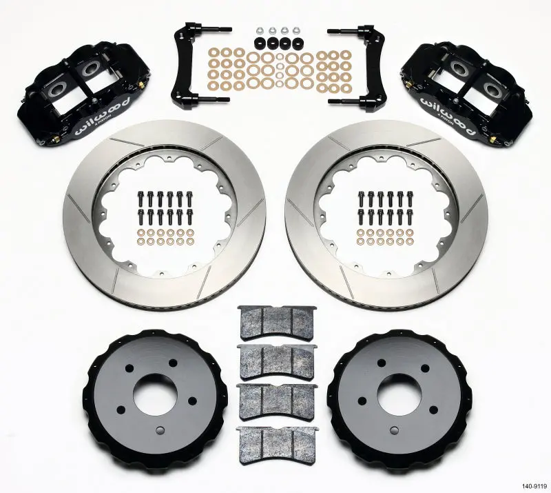 Wilwood Narrow Superlite 4R Rear Kit 14.00In 97-04 Corvette C5/Z06 05-13 C6 1