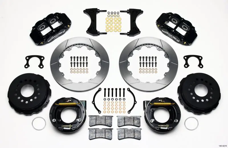 Wilwood Narrow Superlite 4R Rear P-Brk Kit 12.88In Big Ford New Style 2.36In Offset 1