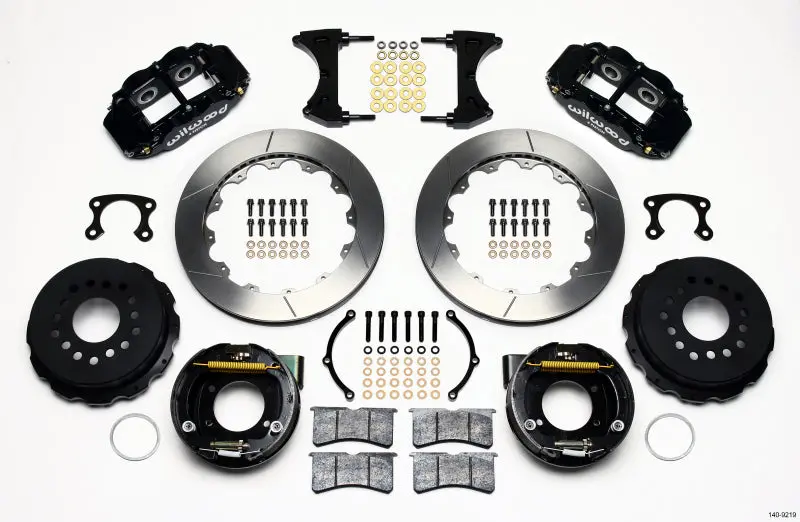 Wilwood Narrow Superlite 4R Rear P-Brk Kit 12.88In Big Ford New Style 2.50In Offset 1