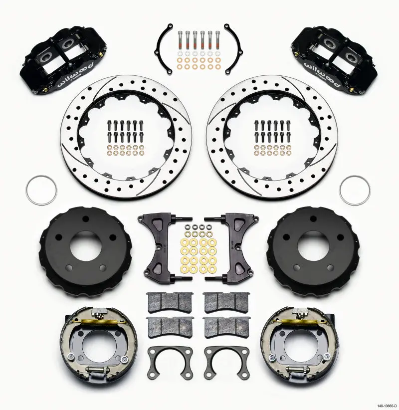 Wilwood Narrow Superlite 4R Rear P-Brk Kit 12.88In Drilled Big Ford New 2.38In Off Bronco 5 X 5.50 1