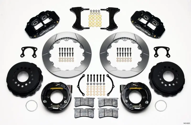 Wilwood Narrow Superlite 4R Rear P-Brk Kit 12.88In Small Ford 2.50In Offset 1