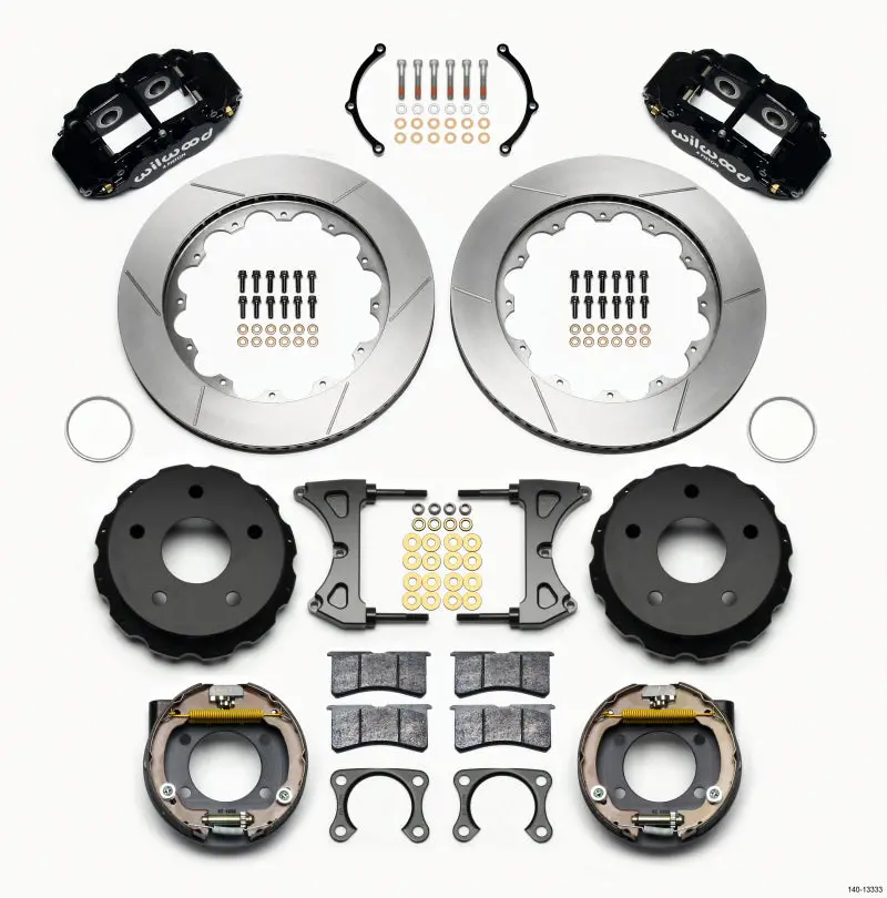 Wilwood Narrow Superlite 4R Rear P-Brk Kit 14.00In Big Ford 2.36In Off Bronco 5 X 5.50 1