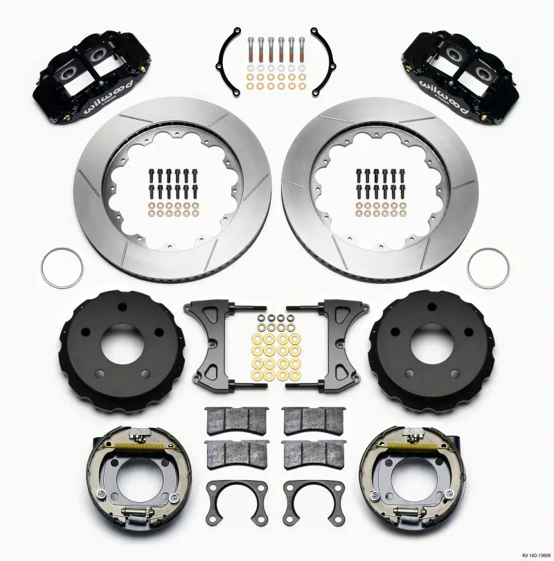 Wilwood Narrow Superlite 4R Rear P-Brk Kit 14.00In Big Ford New 2.38In Off Bronco 5 X 5.50 1