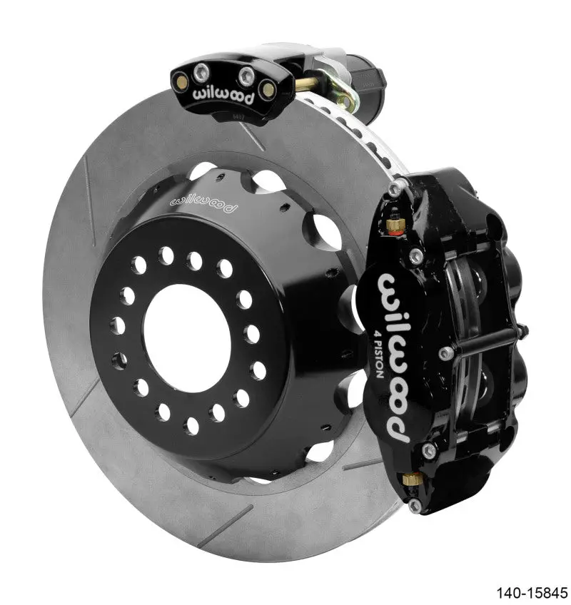 Wilwood Narrow Superlite 4R Rear P-Brk Kit 14.00In Rotor Big Ford New Style 2.50In Offset 1