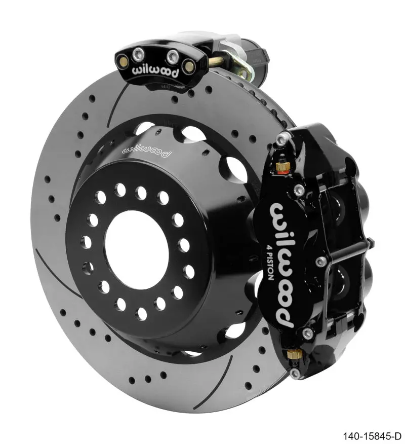Wilwood Narrow Superlite 4R Rear P-Brk Kit 14.00In Rotor Big Ford New Style 2.50In Offset - Srp 1
