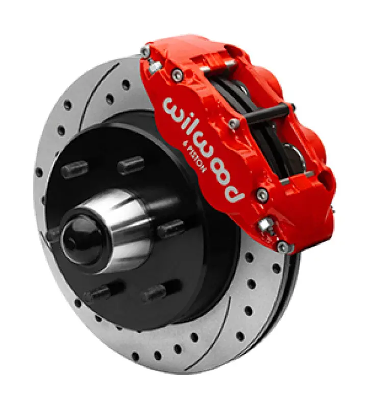 Wilwood Narrow Superlite 6R Big Brake Front Brake Kit 96-87 Chevy & Gmc C10/C15 - Red 1