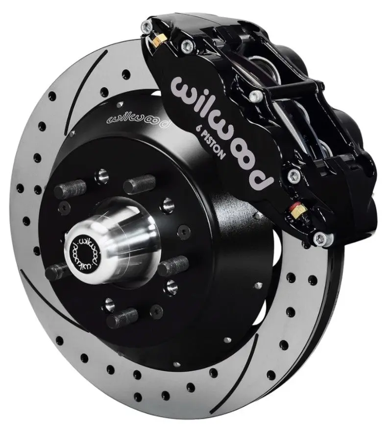 Wilwood Narrow Superlite 6R Dust-Seal Big Brake Front Brake Kit 14In. Drilled W/ Wilwood Pro Spindle 1