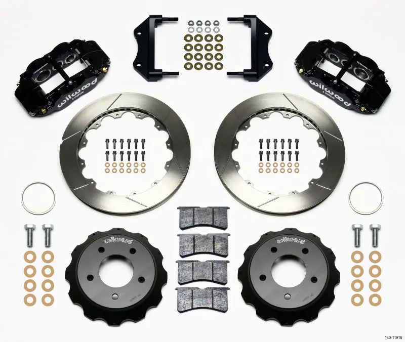 Wilwood Narrow Superlite 6R Front Hat Kit 12.88In 84-87 Corvette C4 1