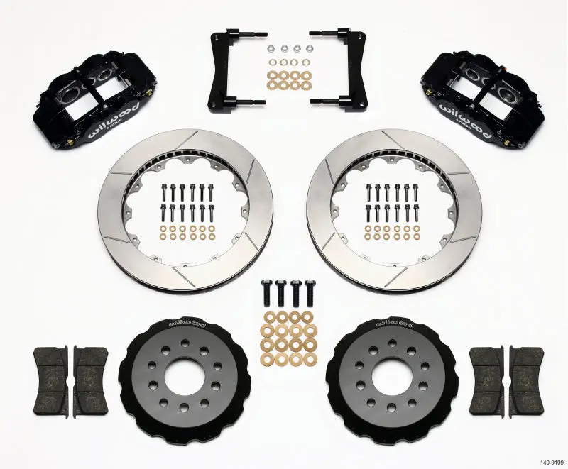 Wilwood Narrow Superlite 6R Front Hat Kit 13.06In 2005-2014 Mustang 1