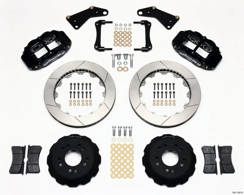 Wilwood Narrow Superlite 6R Front Hat Kit 13.06In 65-82 Corvette C2/C3 1