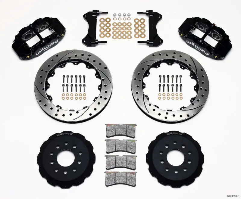 Wilwood Narrow Superlite 6R Front Hat Kit 13.06In Drilled 98-02 Camaro/Firebird 1
