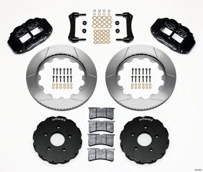 Wilwood Narrow Superlite 6R Front Hat Kit 14.00In 2005-Up Corvette C6 1