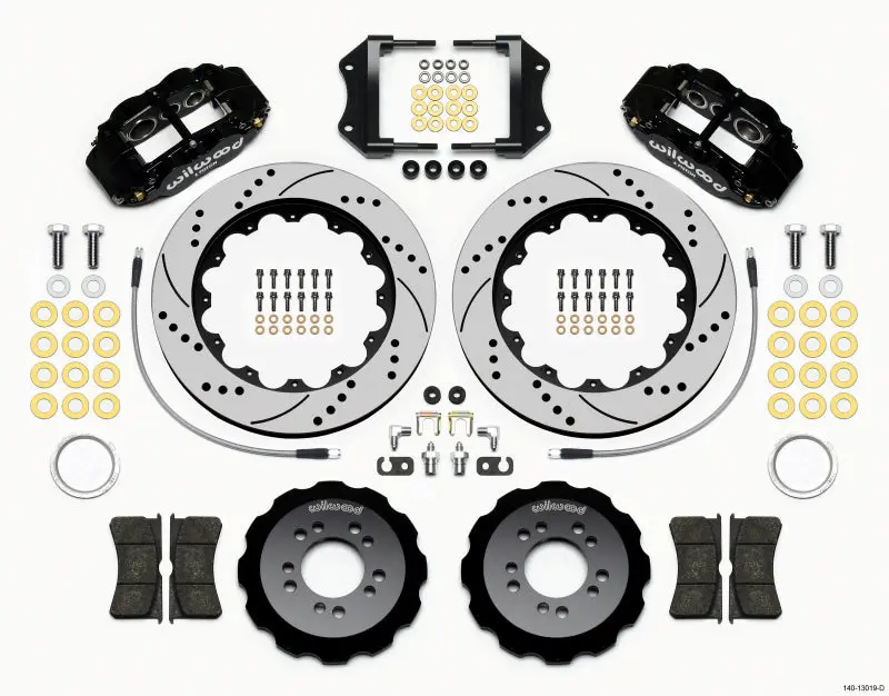 Wilwood Narrow Superlite 6R Front Hat Kit 14.00In Drilled 2013-Up Ford Focus St W/ Lines 1