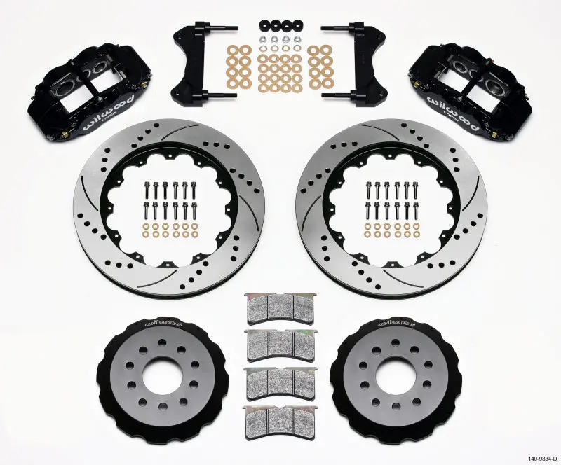 Wilwood Narrow Superlite 6R Front Hat Kit 14.00In Drilled 98-02 Camaro/Firebird 1