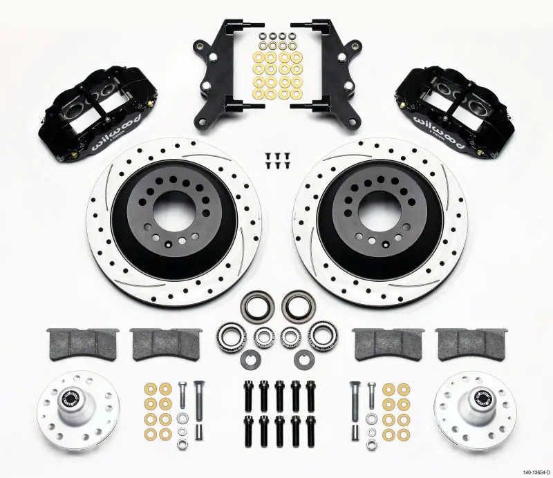 Wilwood Narrow Superlite 6R Front Hub & 1Pc Rtr Kit 12.88In Drilled 60-68 Ford / Mercury Full Size 1