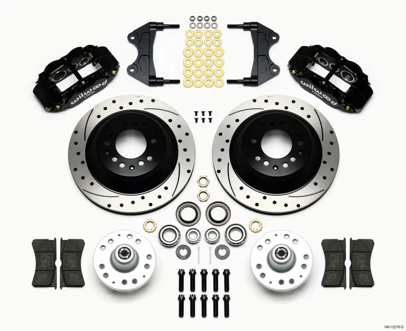 Wilwood Narrow Superlite 6R Front Hub & 1Pc Rtr Kit 12.88In Drilled Wwe Prospindle 1