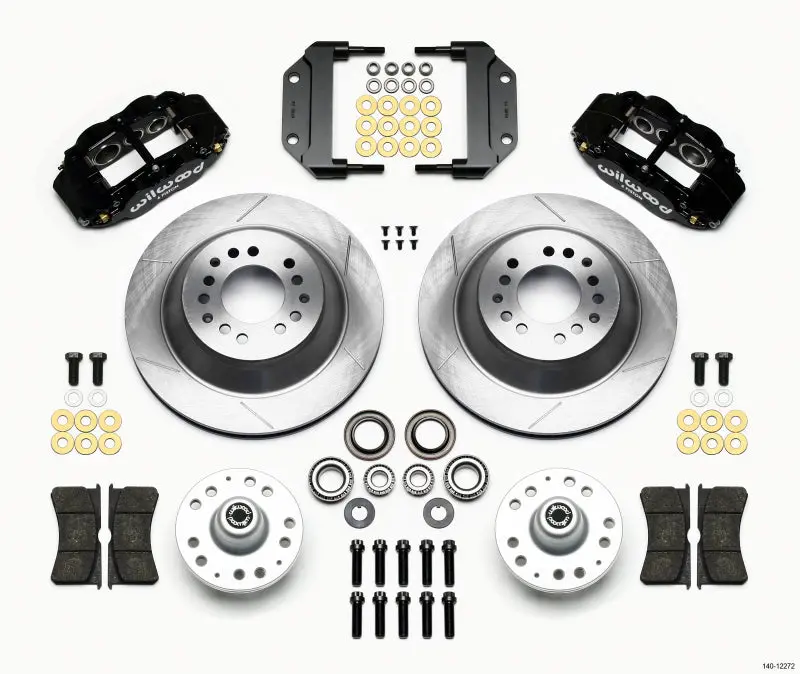 Wilwood Narrow Superlite 6R Front Hub & 1Pc Rtr Kit 12.88In Magnum Force Drop Spindle 1