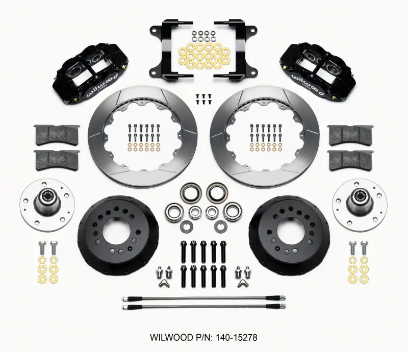 Wilwood Narrow Superlite 6R Front Hub Kit 12.88In 82-92 Camaro//Firebird 1