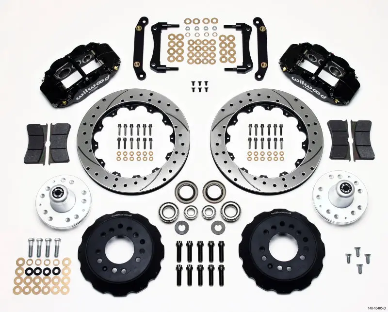 Wilwood Narrow Superlite 6R Front Hub Kit 12.88In Drilled 70-78 Camaro (*Line Kit Needed*) 1