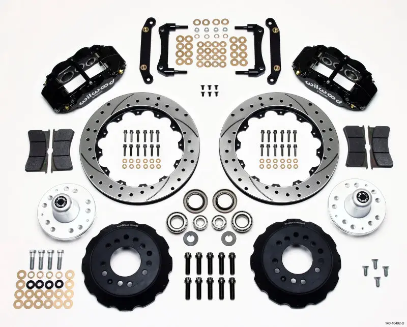 Wilwood Narrow Superlite 6R Front Hub Kit 12.88In Drilled 79-81 Camaro 1