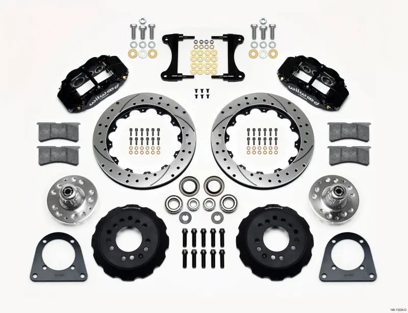 Wilwood Narrow Superlite 6R Front Hub Kit 12.88In Drilled Tci-Ifs 71-78 (Pinto Based) 1