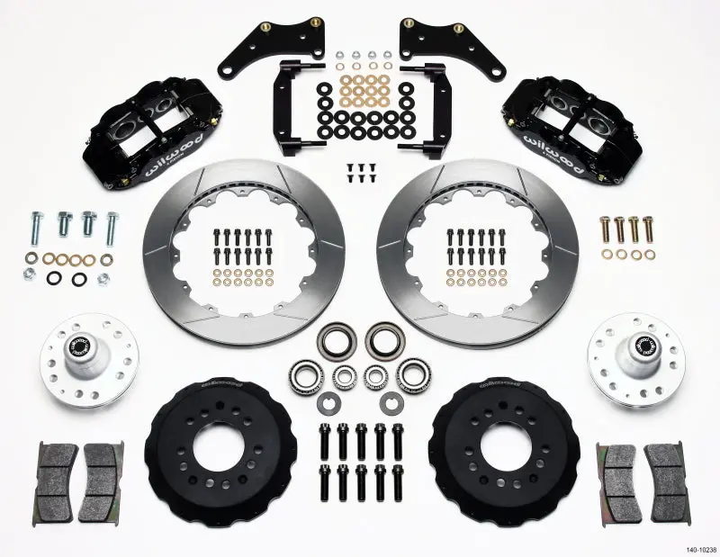 Wilwood Narrow Superlite 6R Front Hub Kit 12.88In Large Gm 57-70 Drop Spindle 1