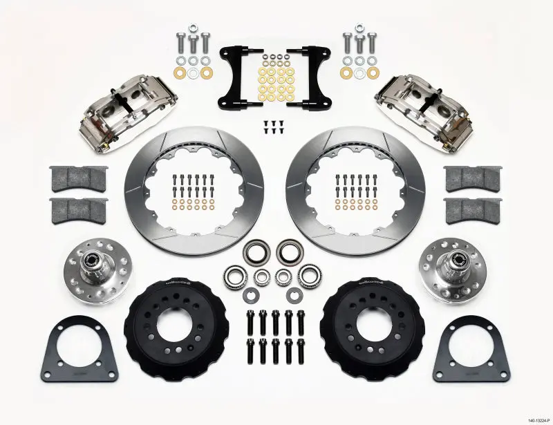 Wilwood Narrow Superlite 6R Front Hub Kit 12.88In Polished Tci-Ifs 71-78 (Pinto Based) 1