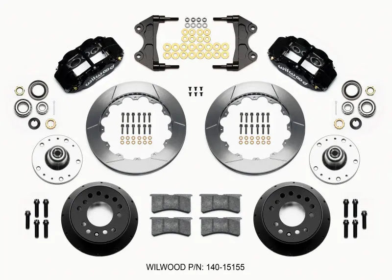 Wilwood Narrow Superlite 6R Front Hub Kit 12.88In Wwe Prospindle (5X4.75In 5X5.00In Hub) 1