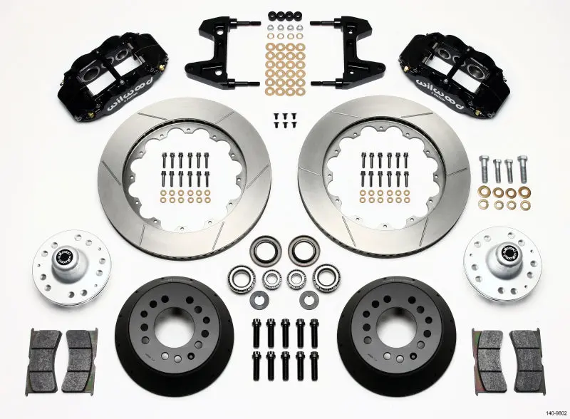 Wilwood Narrow Superlite 6R Front Hub Kit 14.00In 74-80 Pinto/Mustang Ii Disc Spindle Only 1