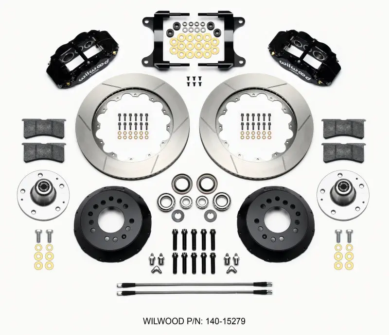 Wilwood Narrow Superlite 6R Front Hub Kit 14.00In 82-92 Camaro//Firebird 1