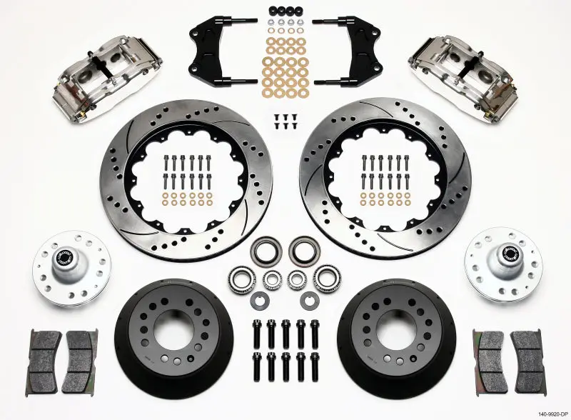 Wilwood Narrow Superlite 6R Front Hub Kit 14.00In Drill Pol Wwe Prospindle 1
