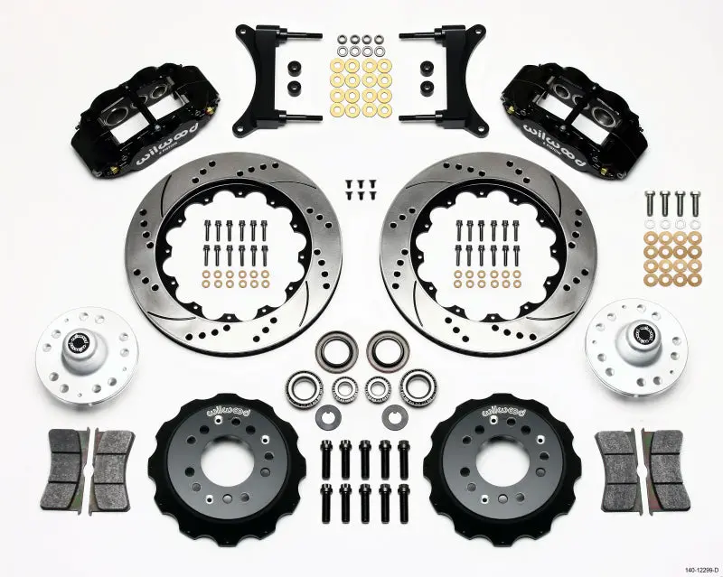 Wilwood Narrow Superlite 6R Front Hub Kit 14.00In Drilled 79-87 Gm G Body 1