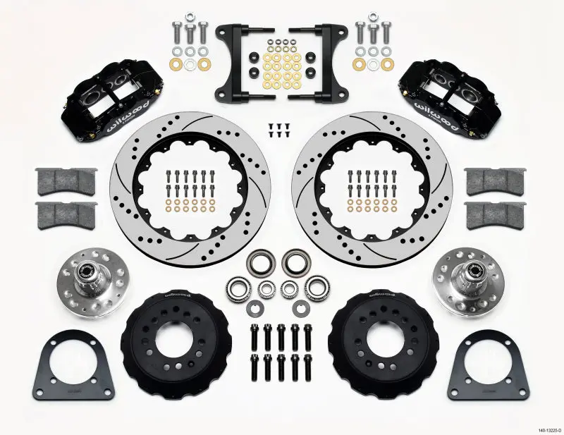 Wilwood Narrow Superlite 6R Front Hub Kit 14.00In Drilled Tci-Ifs 71-78 (Pinto Based) 1