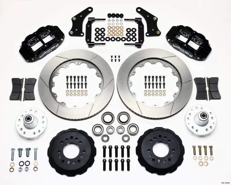 Wilwood Narrow Superlite 6R Front Hub Kit 14.00In Large Gm 57-70 Drop Spindle 1