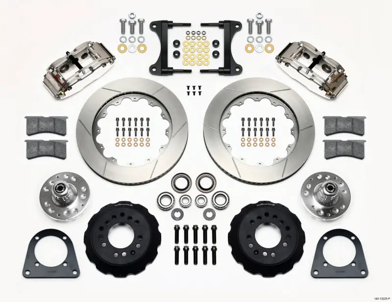 Wilwood Narrow Superlite 6R Front Hub Kit 14.00In Polished Tci-Ifs 71-78 (Pinto Based) 1