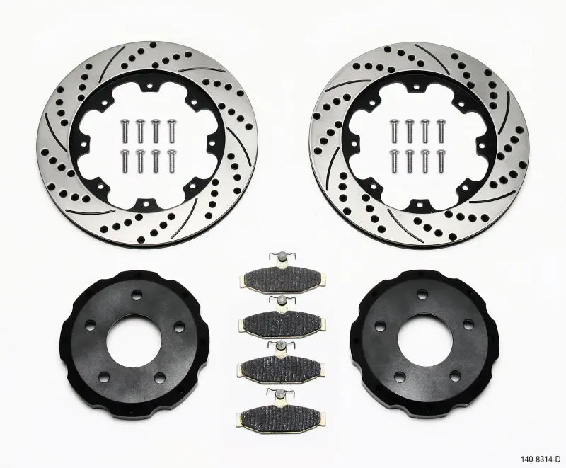Wilwood Pro-Matrix Rear Kit Drilled 88-96 Corvette C4 1