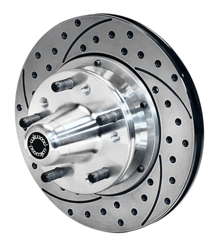 Wilwood Pro-Series Front Hub & Rotor Kit Drilled 75-80 Granada 1