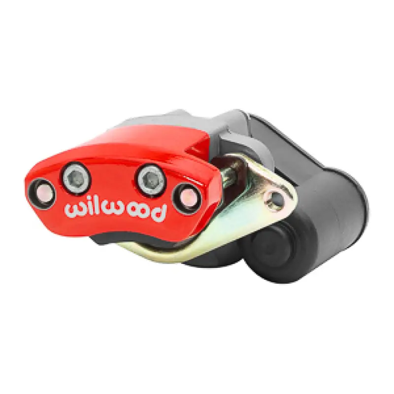 Wilwood Red Electric Parking Brake Caliper - 4.75In Bracket - 0.15-0.39In - Left 1