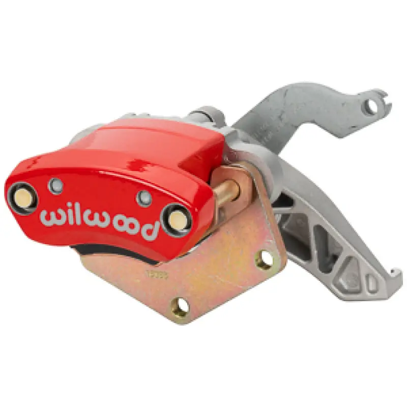 Wilwood Rh Mc4 Mechanical Parking Brake Caliper - 2.00In Bracket - 1.10In Disc - Red 1