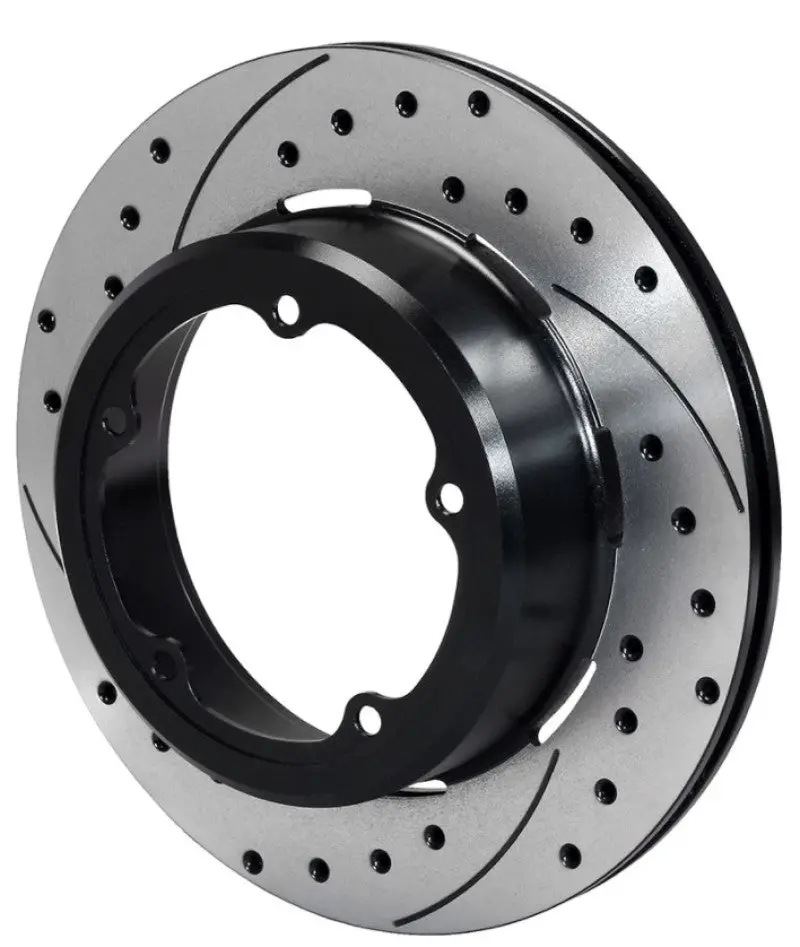 Wilwood Rotor-1.91In Offset-Srp-Blk-Drill-Lh 12.19 X .810 - 5 X 5.75In Floater 1