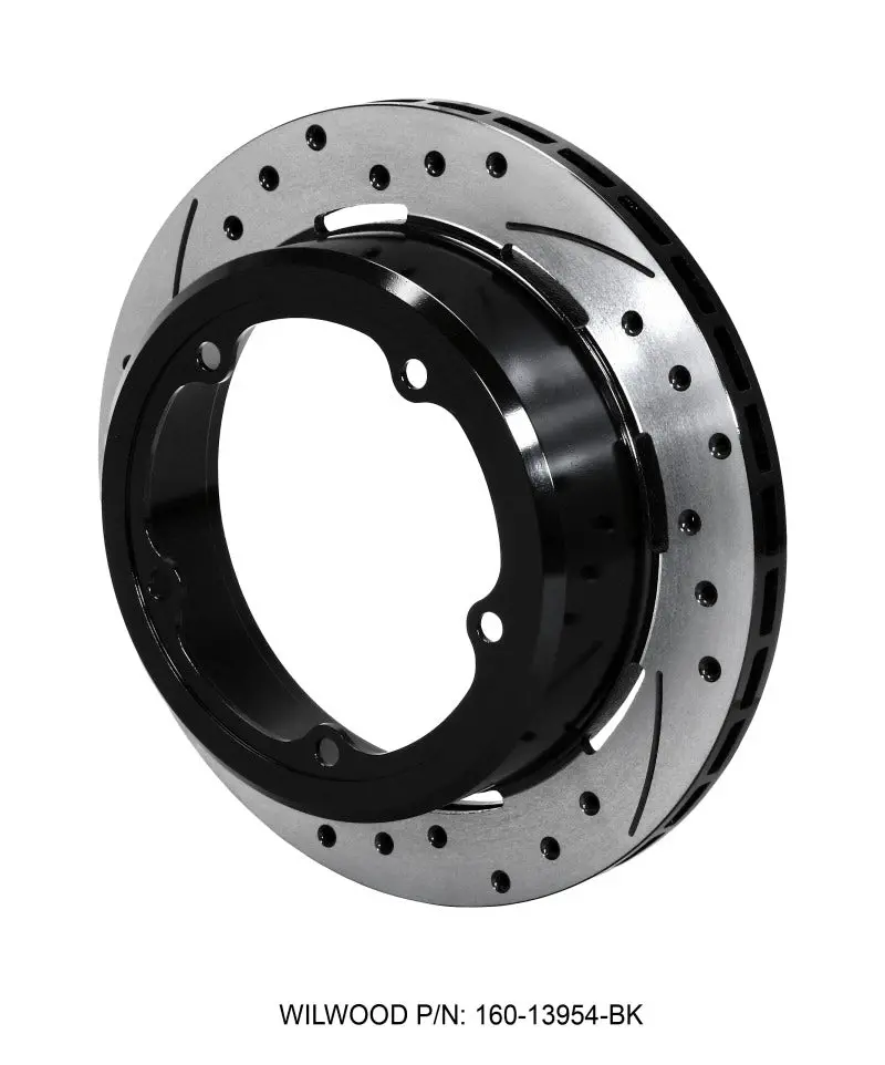 Wilwood Rotor-1.91In Offset-Srp-Blk-Drill-Rh 11.00 X .810 - 5 X 5.75In Floater 1