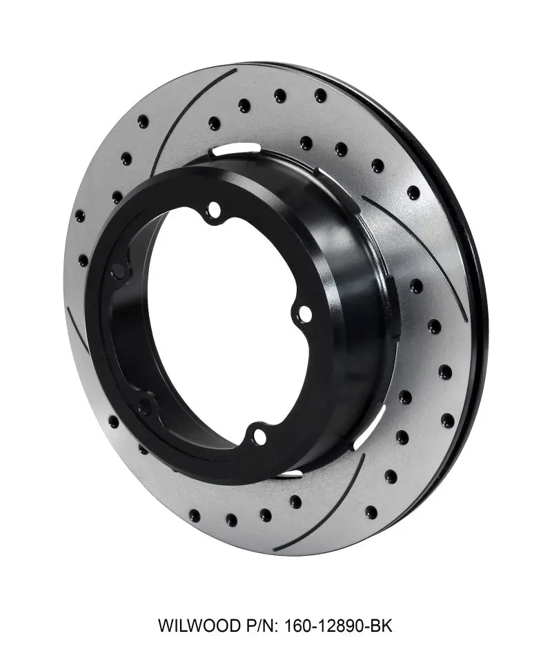 Wilwood Rotor-1.91In Offset-Srp-Blk-Drill-Rh 12.19 X .810 - 5 X 5.75In Floater 1