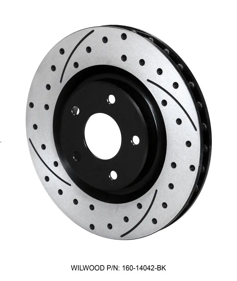 Wilwood Rotor-Front-Srp-C5/C6 Vette R/H-Blk 12.80 X 1.25 - 5 X 4.75 1