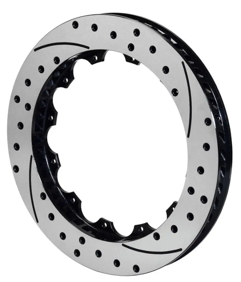 Wilwood Rotor Gt Curved Vane Rotor Spec-37 Iron 72 Cv 12 X 8.75 Right Hand Side 1