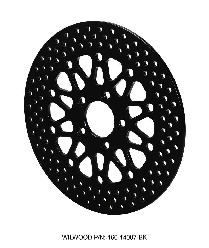 Wilwood Rotor-Rear-H-D Motorcycle 2008-Up Black Finish 11.80 X .276 - 5 On 3.25In 1