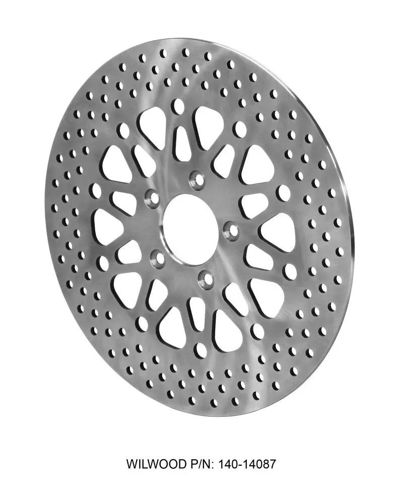 Wilwood Rotor-Rear-H-D Motorcycle 2008-Up Satin Finish 11.80 X .276 - 5 On 3.25In 1