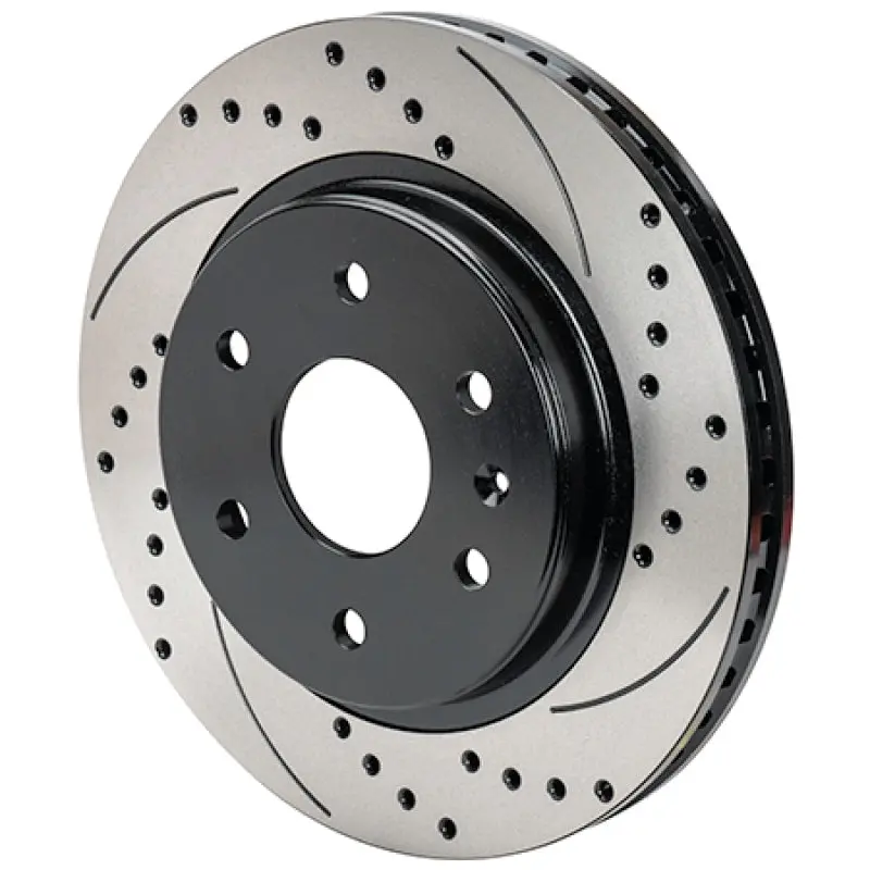 Wilwood Rotor-Srp-Drill/Slot-Rh-Blk 13.38 X 1.25 - 6X5.5 1